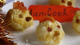 Пирожное Цыплята с кукурузными палочками