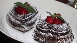 Пирожное в микроволновке