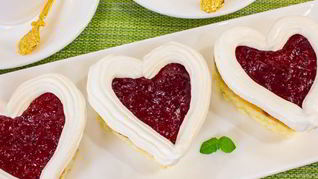 Пирожное Валентинки