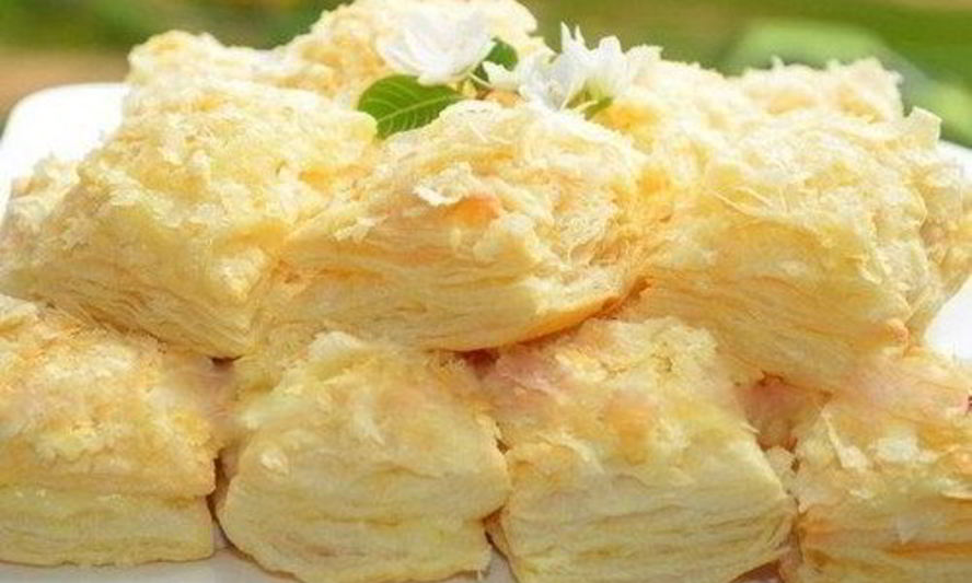 Рецепт пирожные из слоеного теста с ванильным кремом