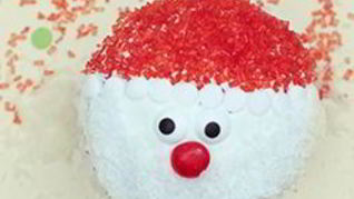 Пирожные Капкейки Дед Морозы