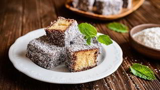 Пирожные Ламингтон