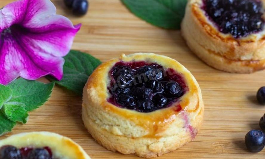 Рецепт пирожные с черникой