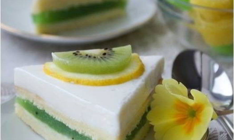 Рецепт пирожные с желе из киви