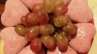 Пирожные сердечки с мастикой