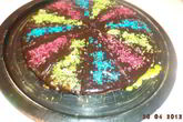 Разноцветное пирожное