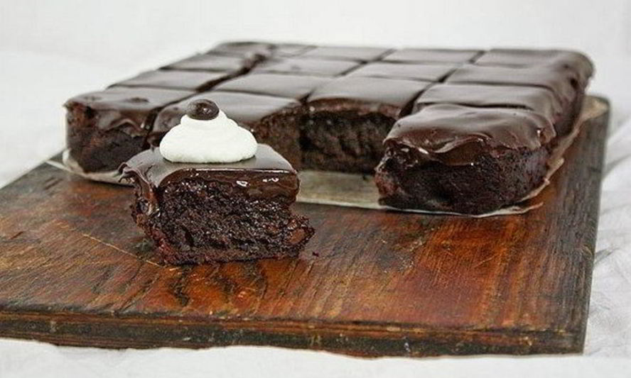 Рецепт шоколадно-кофейные брауни с помадкой