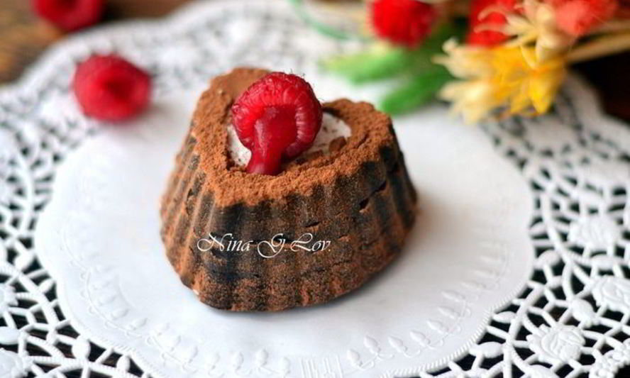 Рецепт трюфель-пирожное шоколадное сердце