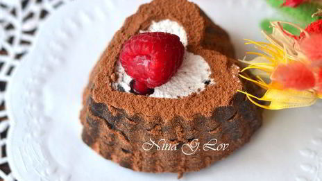 трюфель-пирожное шоколадное сердце