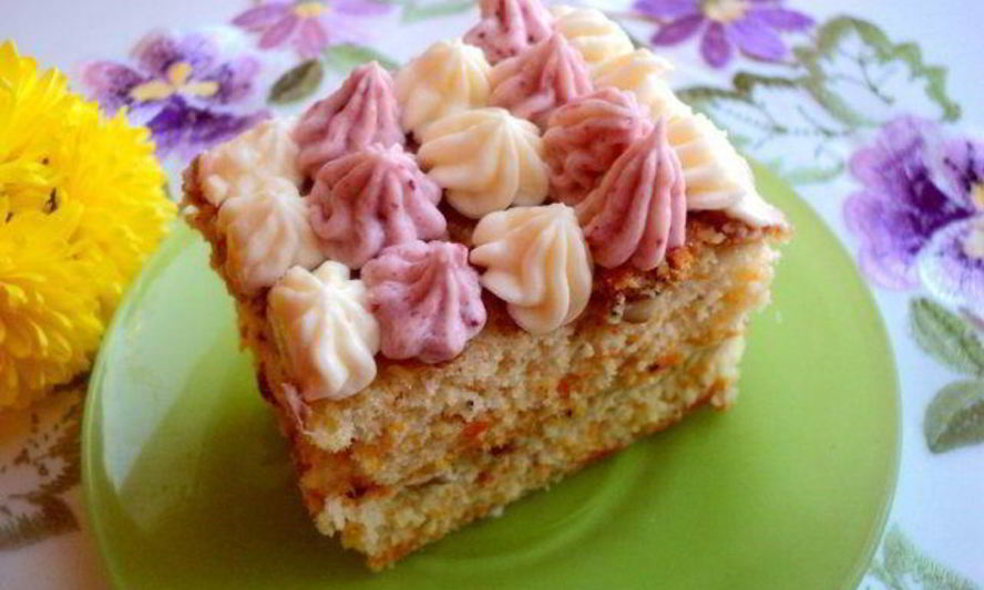 Рецепт тыквенно-ореховое пирожное