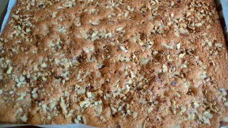 тыквенно-ореховое пирожное