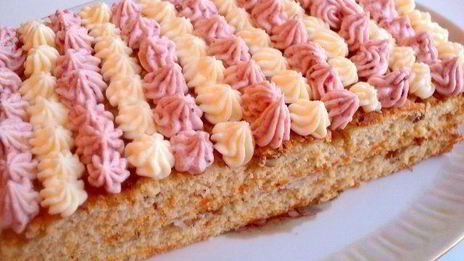 тыквенно-ореховое пирожное