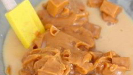 тыквенные пирожные с карамелью и шоколадом