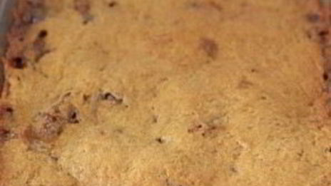 тыквенные пирожные с карамелью и шоколадом