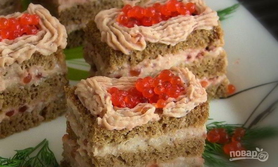 Рецепт закусочные пирожные из сельди