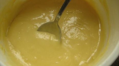 заварные пирожные с кремом из баклажан