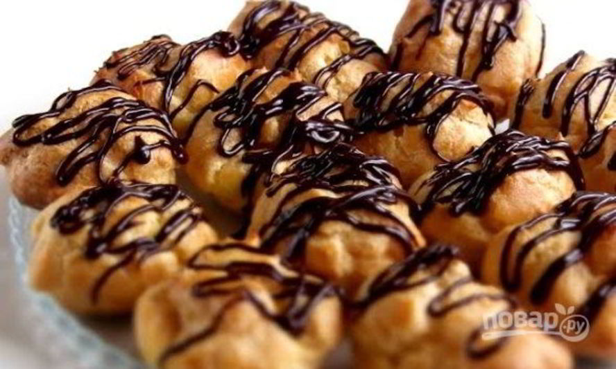 Рецепт заварные пирожные