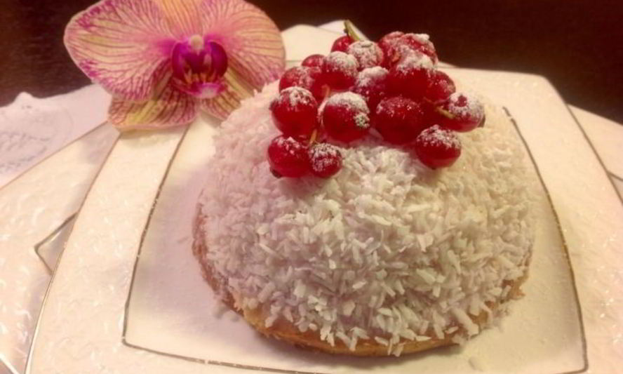 Рецепт зефирное пирожное с ягодами