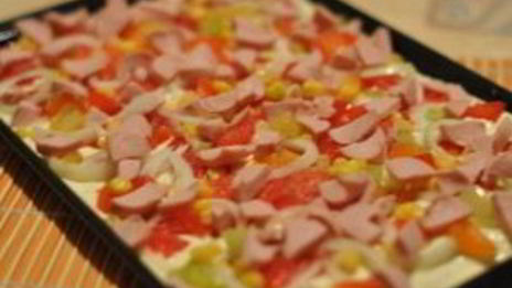 быстрая пицца на кефире