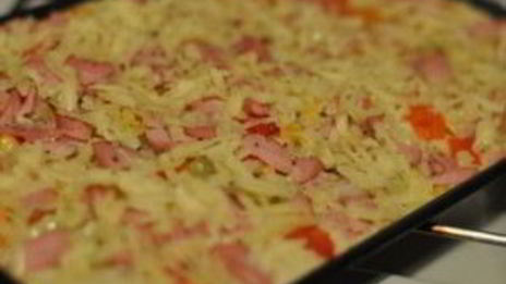 быстрая пицца на кефире