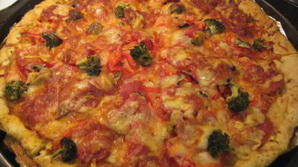 Пицца с грибами