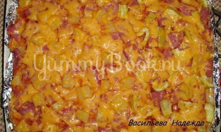 Рецепт гавайская пицца