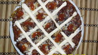 Ленивая картофельная пицца