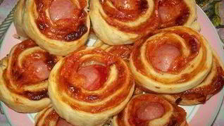 Мини-пиццы Завитушки