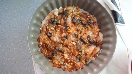 пицца без теста на курице