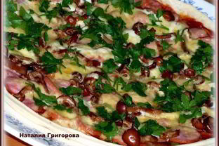 Пицца из бездрожжевого теста