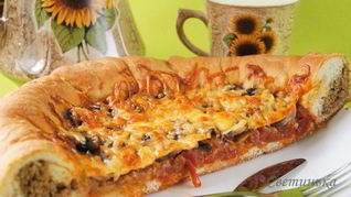 Пицца Колечко, колечко, кольцо