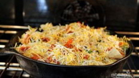 пицца на чипсах