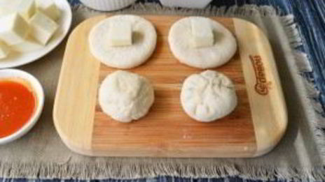 пицца на шариках из теста