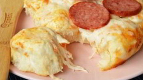 пицца на шариках из теста