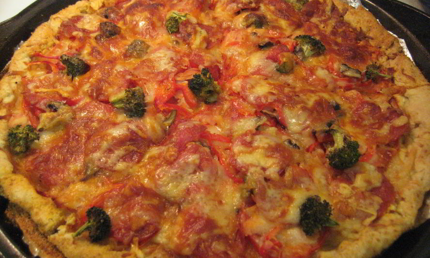 Рецепт пицца на сметане в духовке