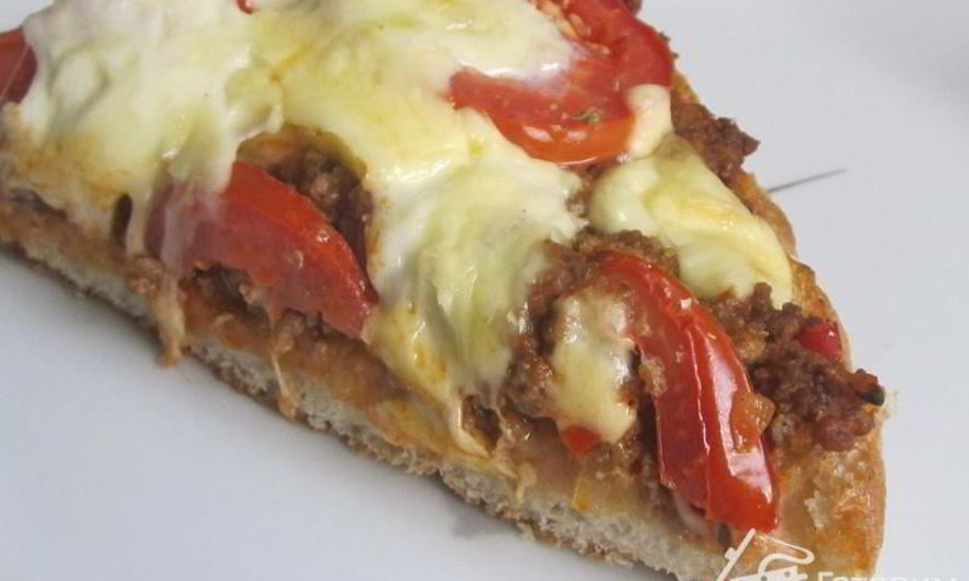 Рецепт пицца на турецкой лепешке