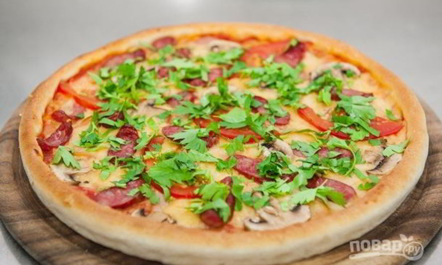 Рецепт пицца по-баварски