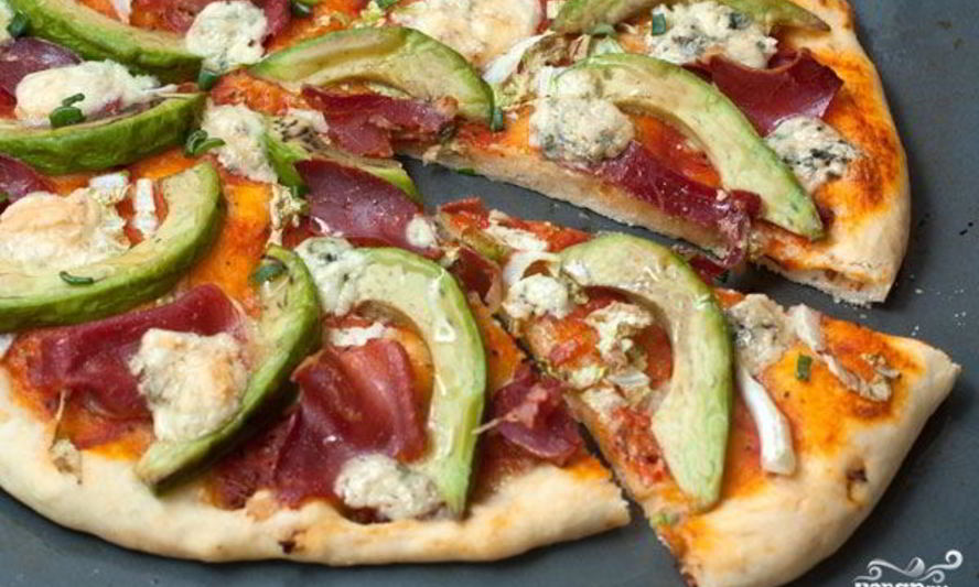 Рецепт пицца с авокадо