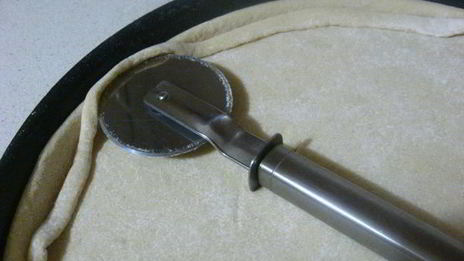 пицца с грудинкой и чесноком