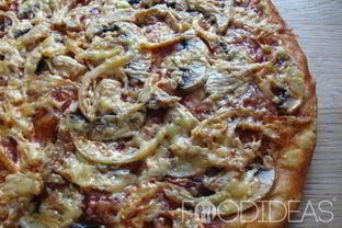 Пицца с курицей и грибами