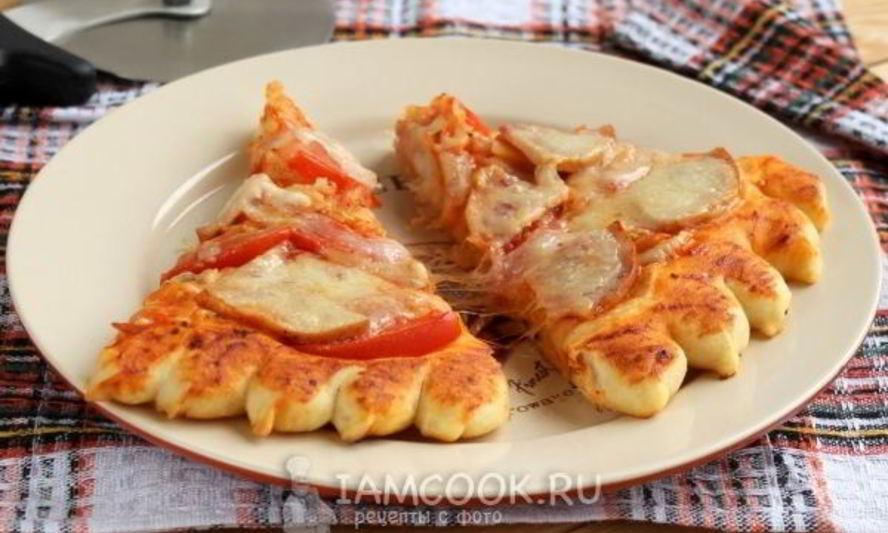 Рецепт пицца с мясом