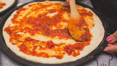 пицца с шампиньонами