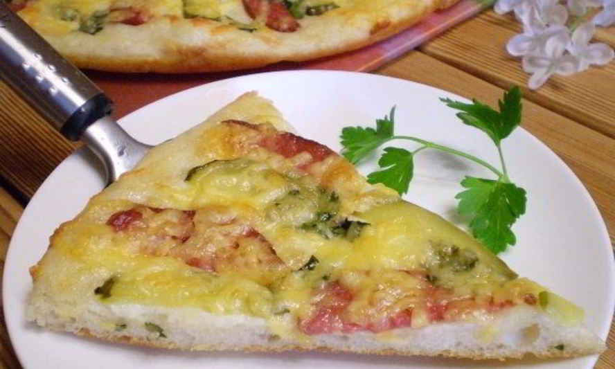Рецепт пицца с солеными огурцами