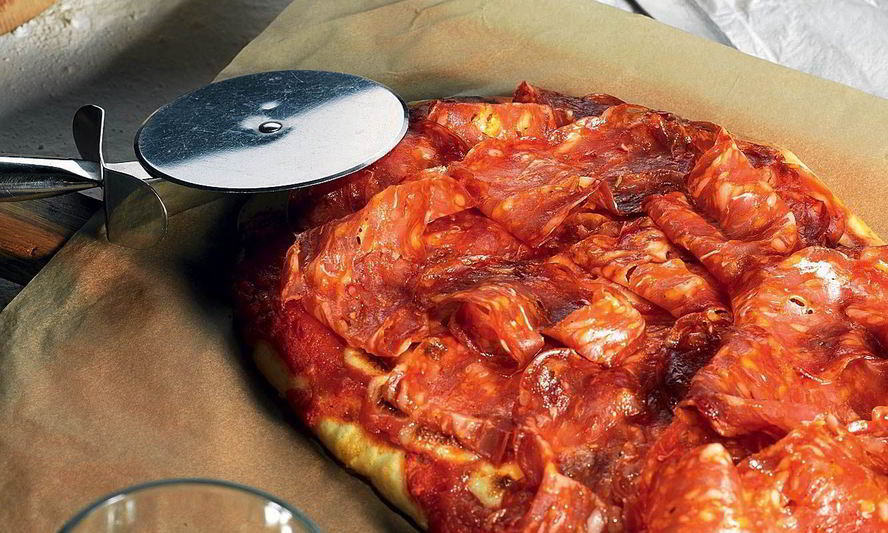 Рецепт пицца салями пиканте