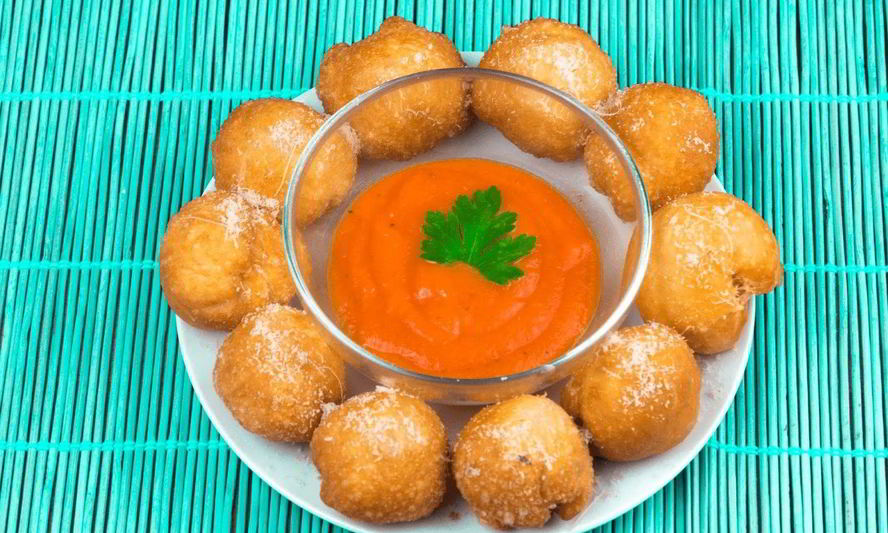 Рецепт пицца-шарики во фритюре