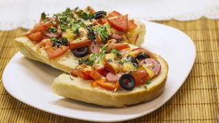 Пицца в батоне