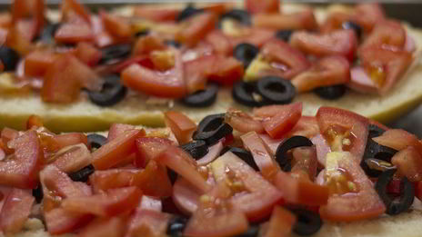 пицца в батоне