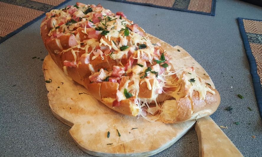 Рецепт пицца в булке