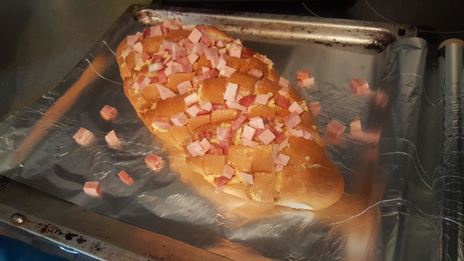 пицца в булке