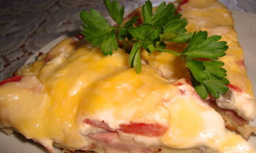 Рецепт пицца в сковороде